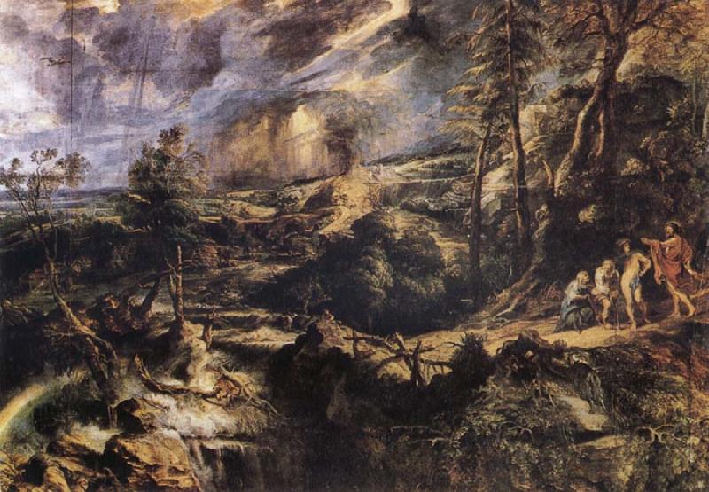 Peter Paul Rubens Stormy Landscape with Philemon und Baucis China oil painting art